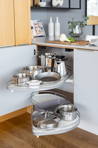 Meble z koszami do każdej kuchni - nowa Linia Arena Silver i jej zastosowanie w szafkach kuchennych